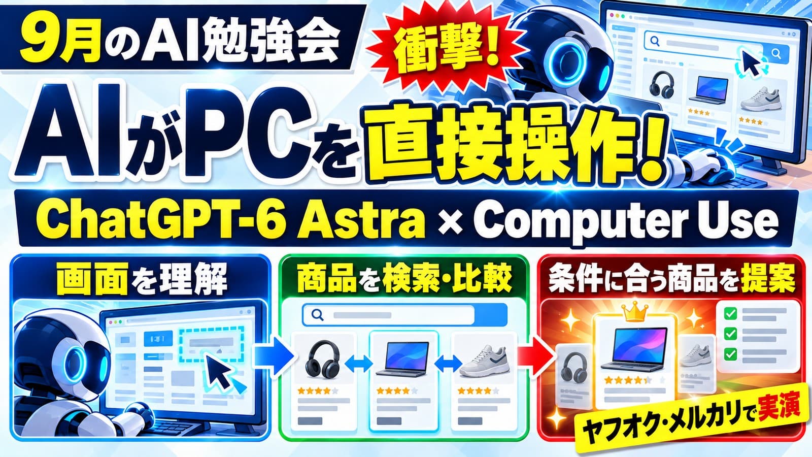 【AI勉強会】ChatGPT-6 Astraでコンピュータユーズを体験